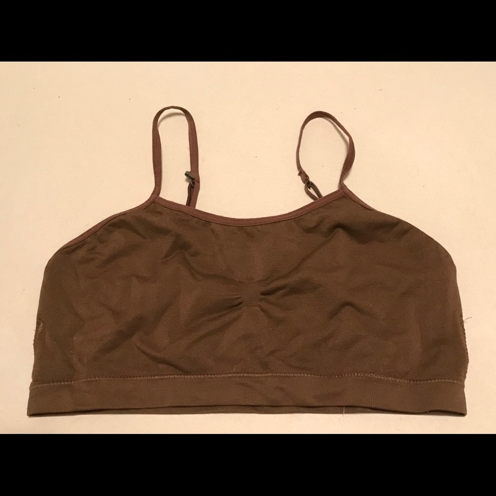 No Boundaries Brown Sports Bra